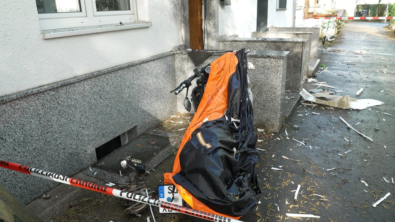 Explosionsschaden an Wohnhaus in Bonn