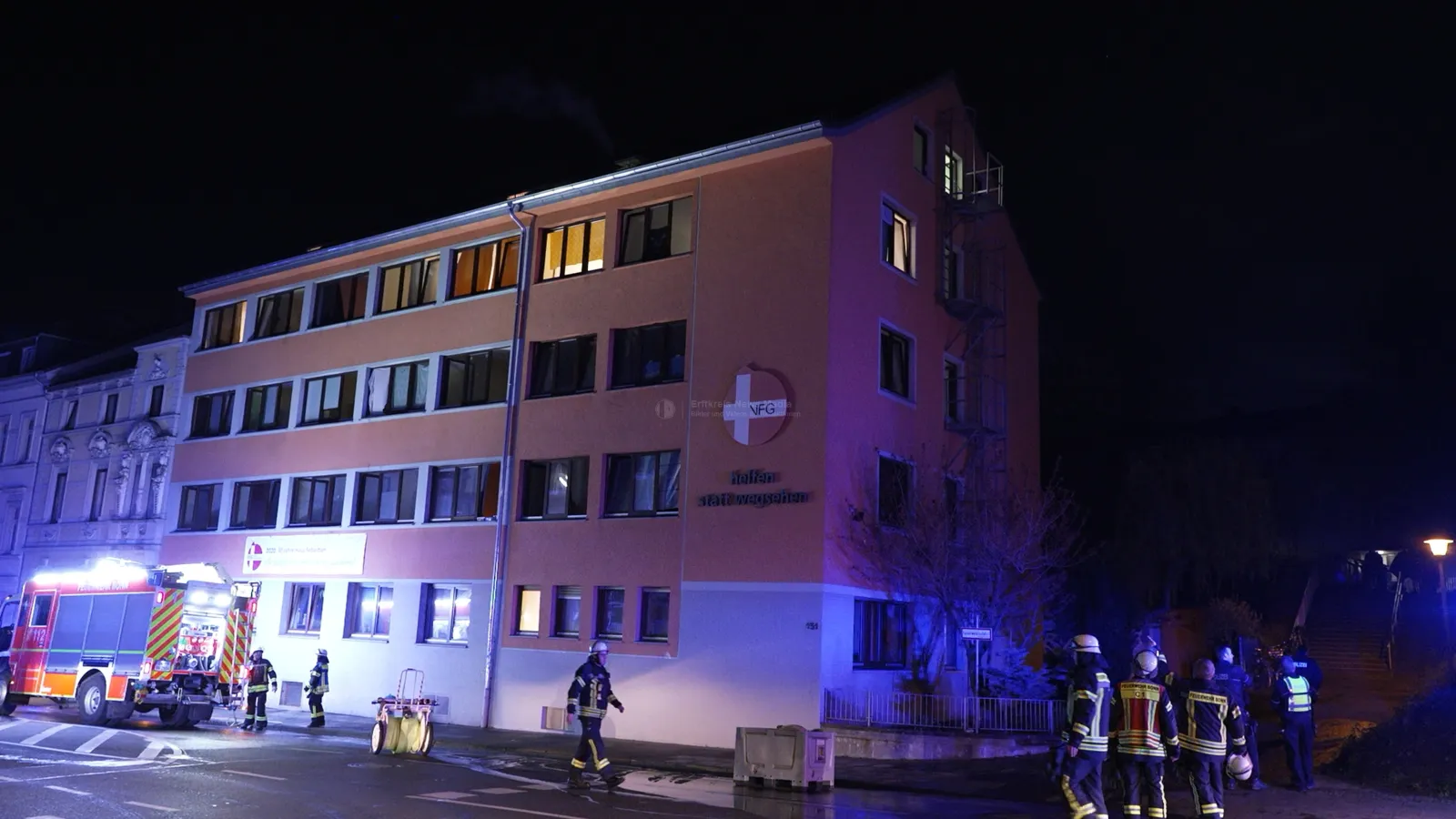 Feuerwehreinsatz bei Brand in Bonn