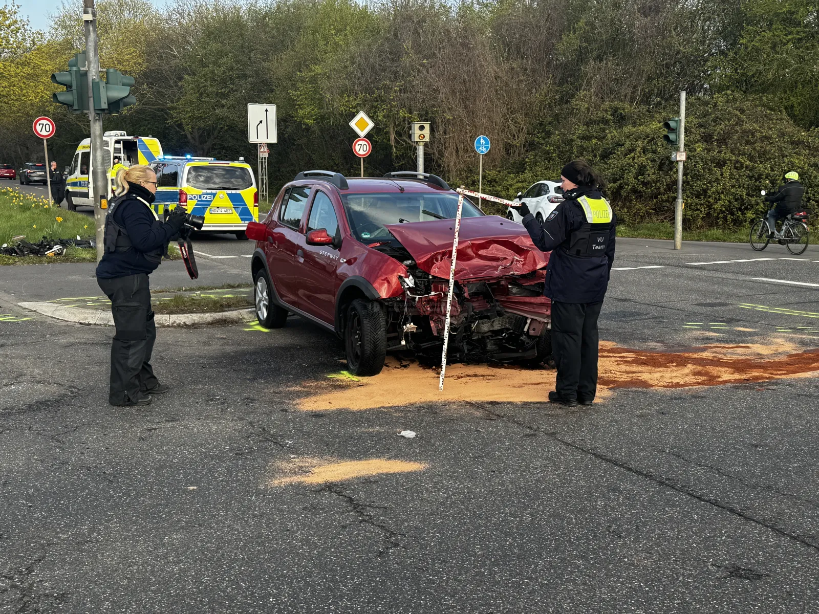 Schwerer Autounfall in Frechen
