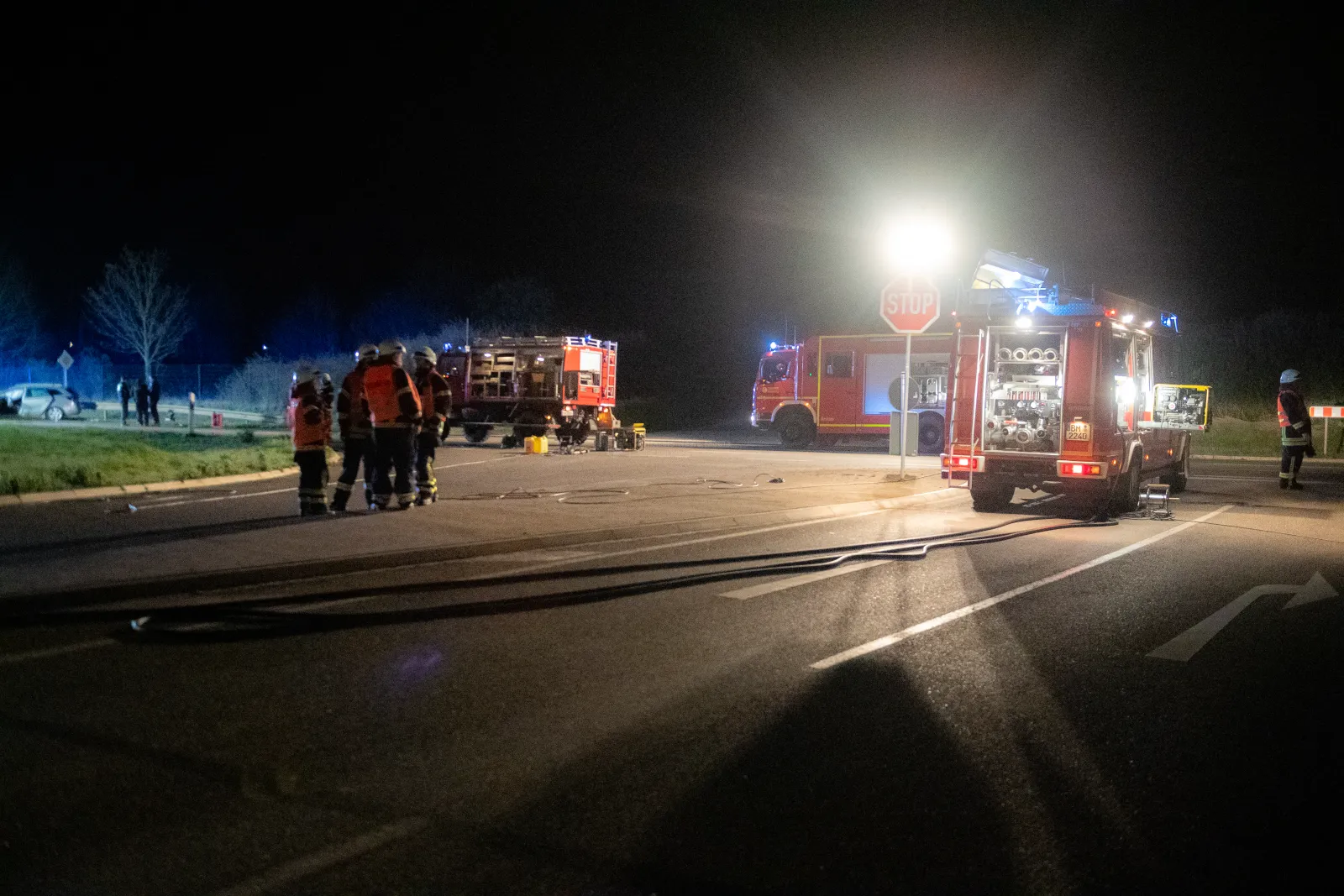 Schwerer Unfall auf der B256 bei Erftstadt-Lechenich