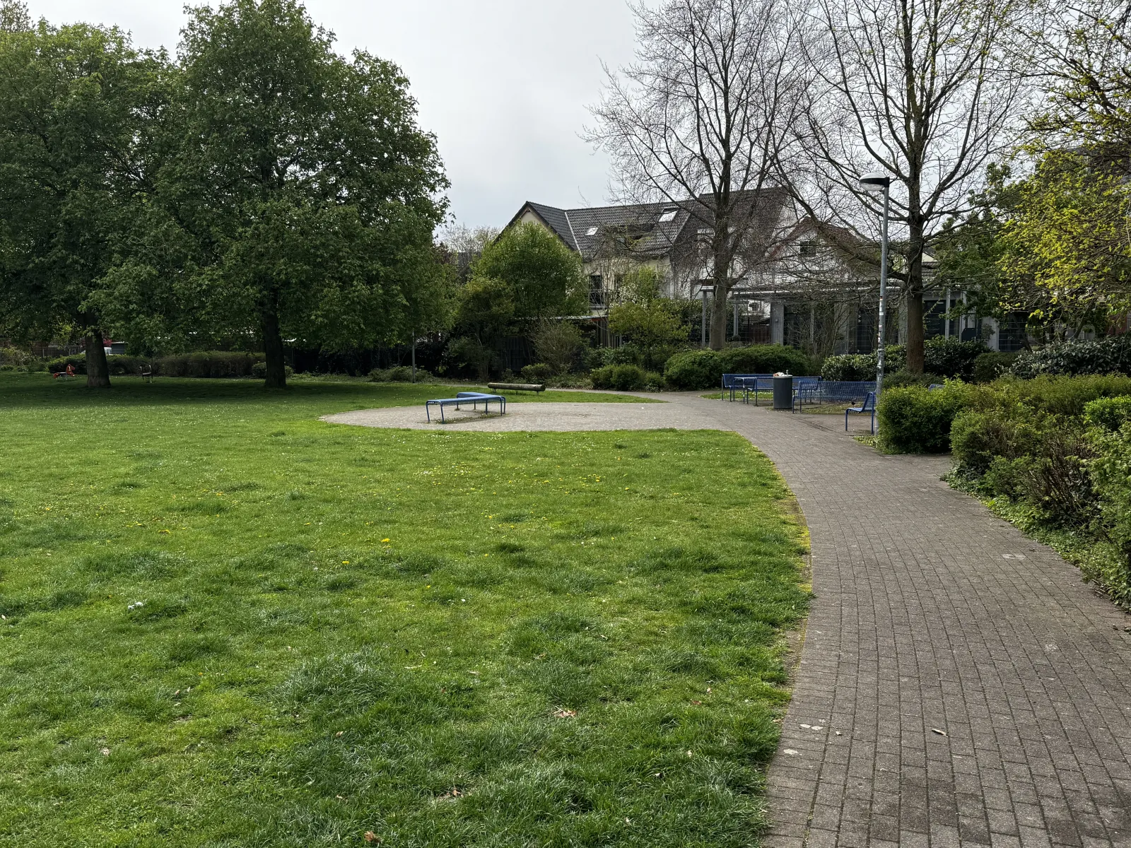 Grünfläche im Stadtpark Pulheim