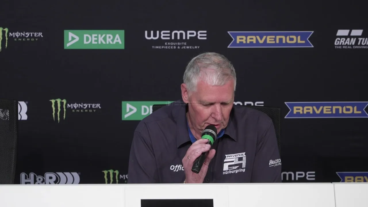 Pressekonferenz zum schweren Unfall bei ADAC 24h Nürburgring Qualifiers