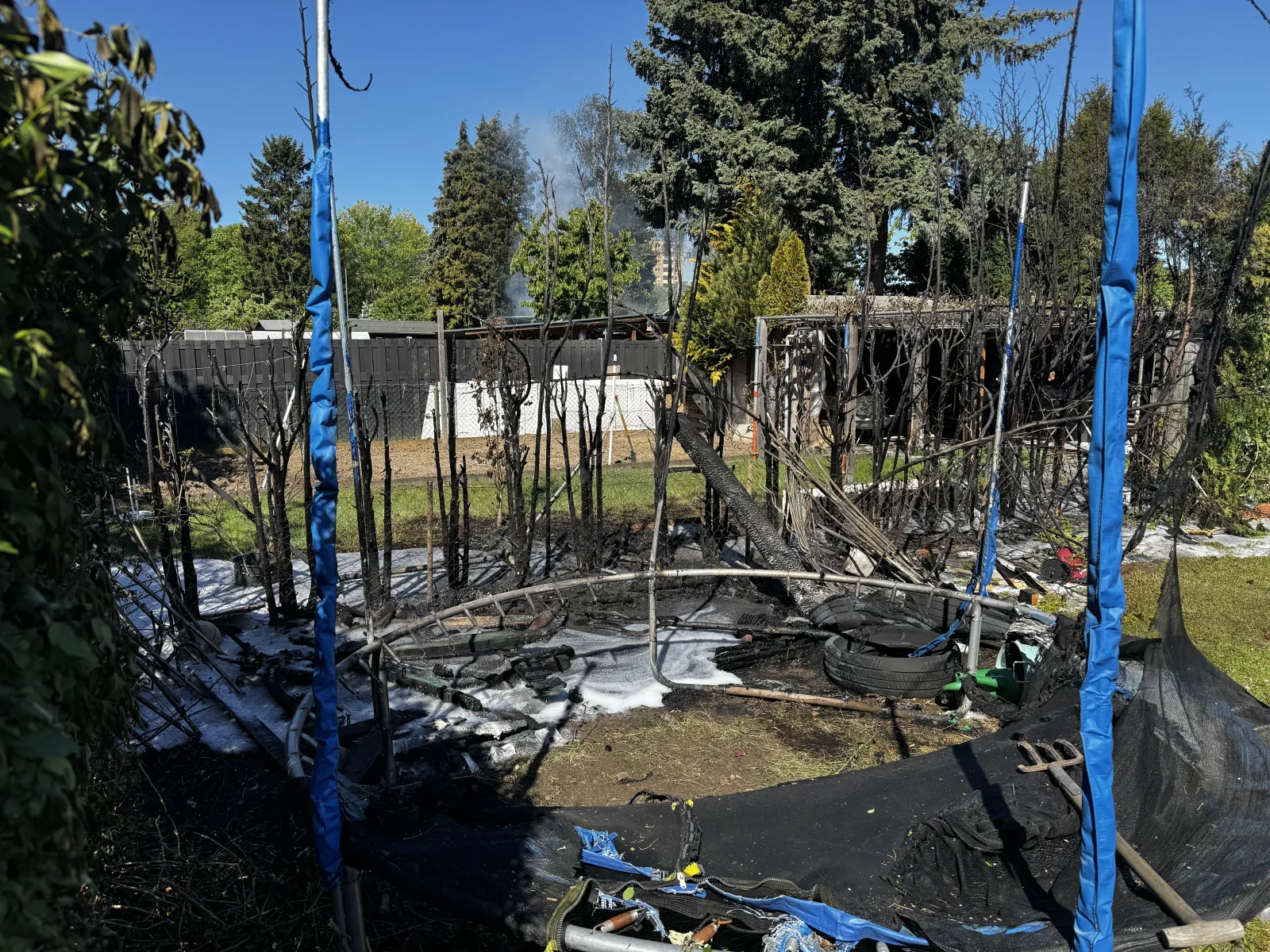 Schrebergartenbrand in Wesseling