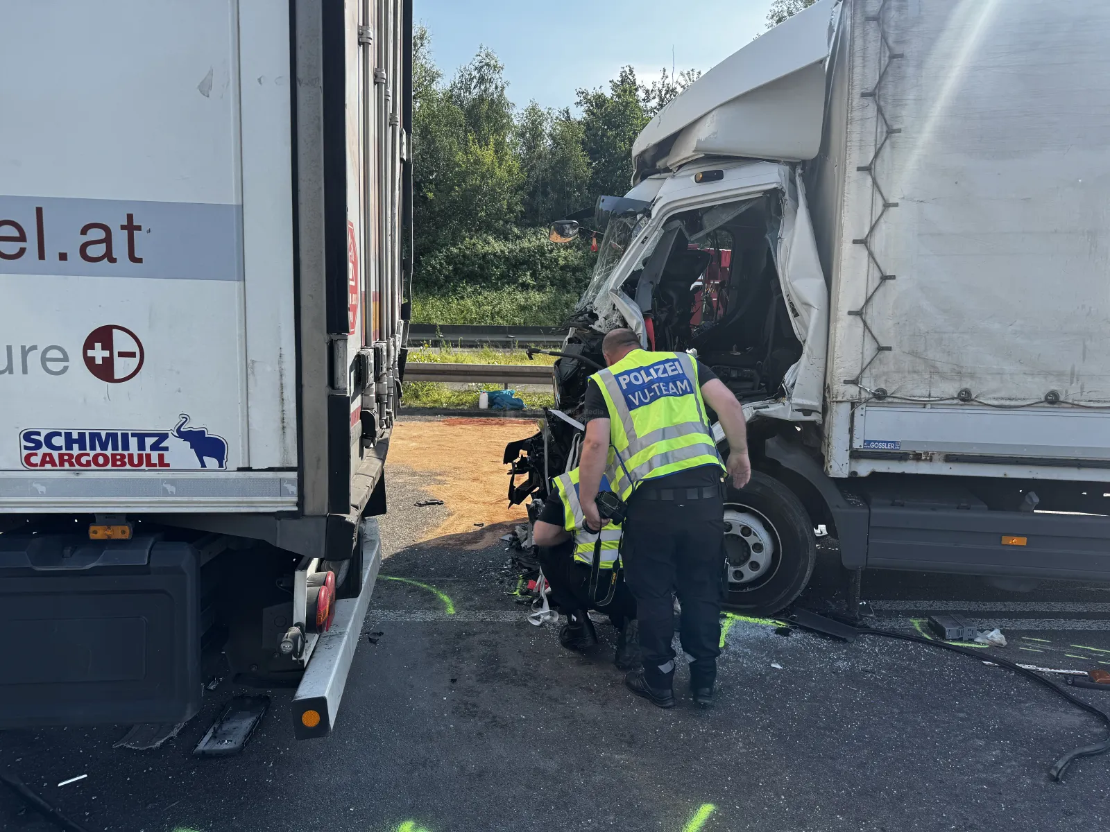 Schwerer LKW-Unfall auf der A4 bei Köln